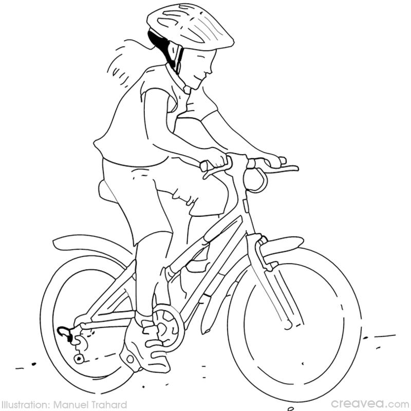 Página para colorir: Bicicleta / Bicicleta (Transporte) #137096 - Páginas para Colorir Imprimíveis Gratuitamente