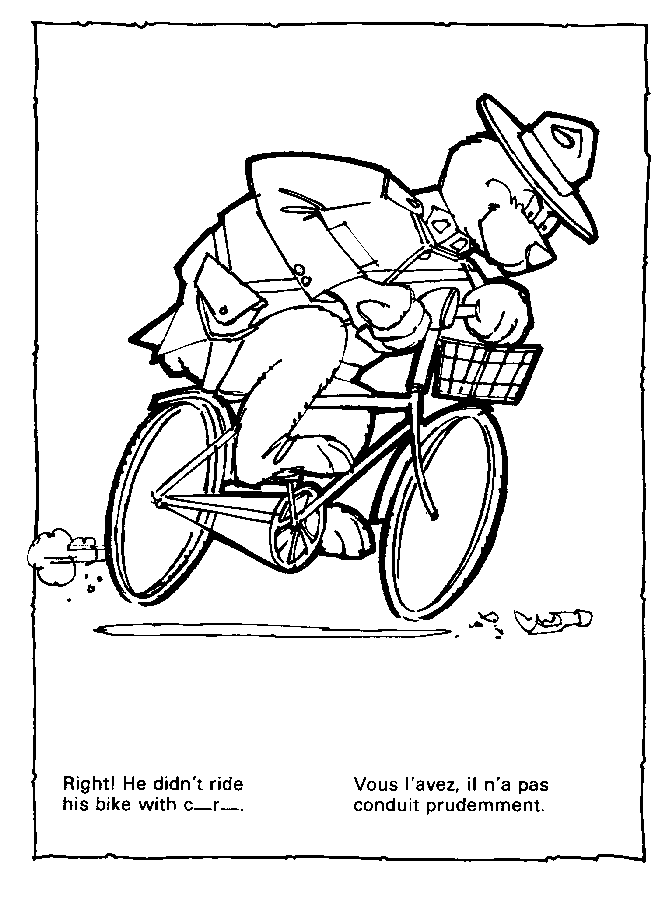 Página para colorir: Bicicleta / Bicicleta (Transporte) #137147 - Páginas para Colorir Imprimíveis Gratuitamente