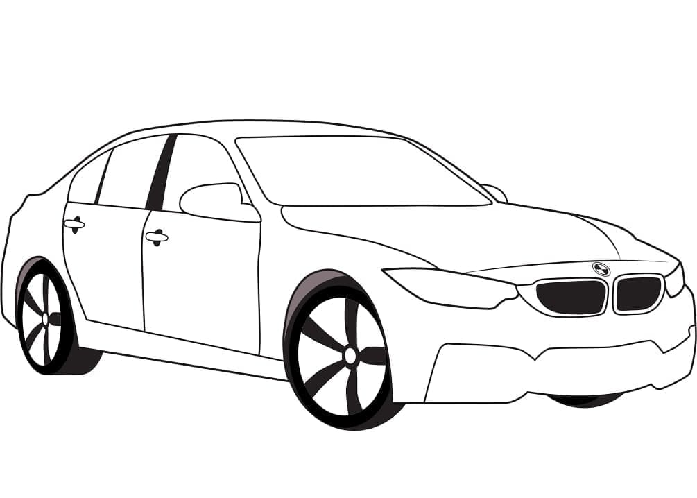Desenho gratuito BMW #204423 da colecao Transporte para imprimir
