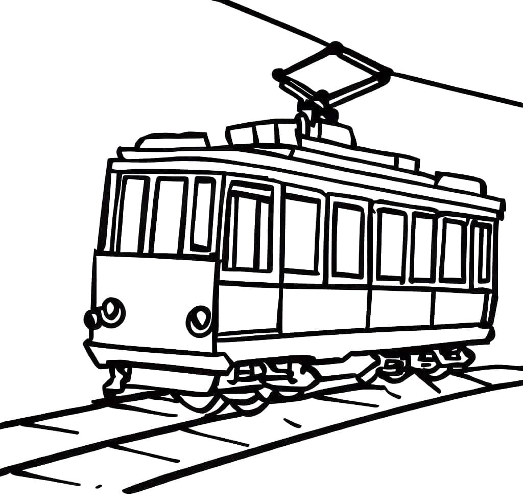 Desenho gratuito Bonde #210529 da colecao Transporte para imprimir