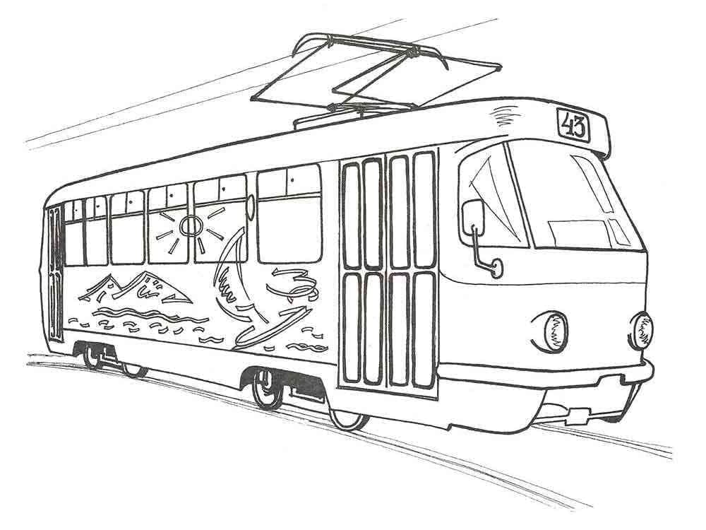 Desenho gratuito Bonde #210536 da colecao Transporte para imprimir