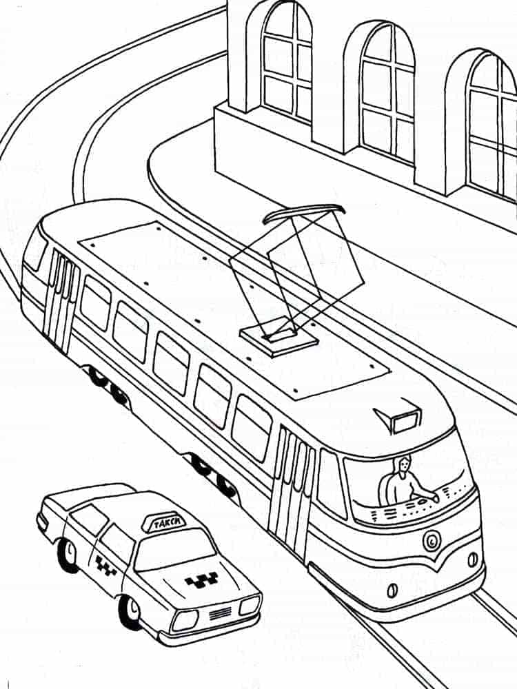 Desenho gratuito Bonde #210541 da colecao Transporte para imprimir