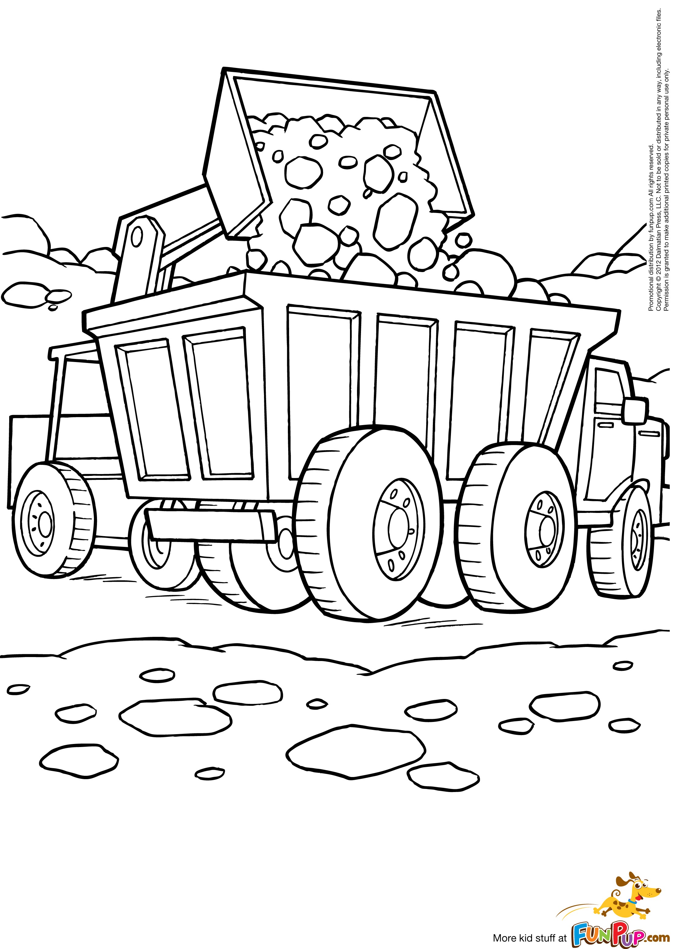 Página para colorir: Bulldozer / Escavadeira Mecânica (Transporte) #141691 - Páginas para Colorir Imprimíveis Gratuitamente
