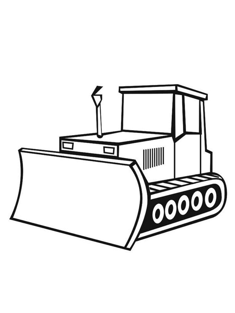 Desenho gratuito Bulldozer / Pá Mecânica #204522 da colecao Transporte para imprimir