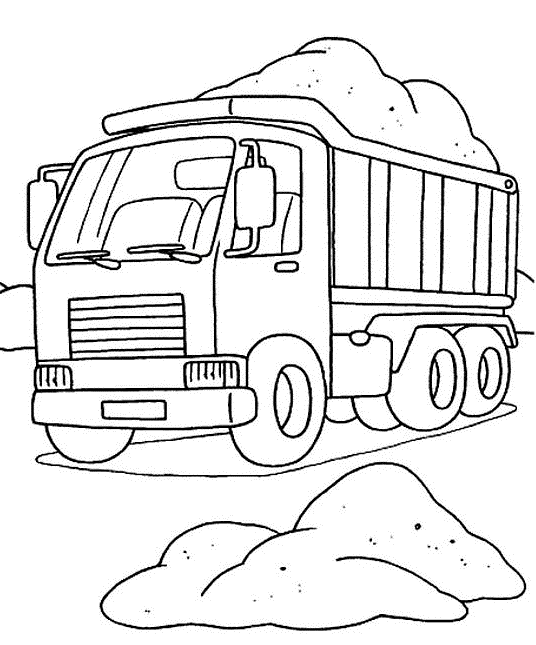 Página para colorir: Caminhão (Transporte) #135565 - Páginas para Colorir Imprimíveis Gratuitamente