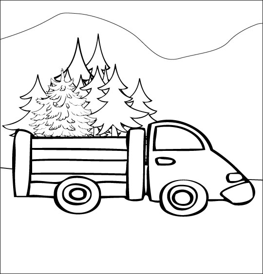 Página para colorir: Caminhão (Transporte) #135607 - Páginas para Colorir Imprimíveis Gratuitamente