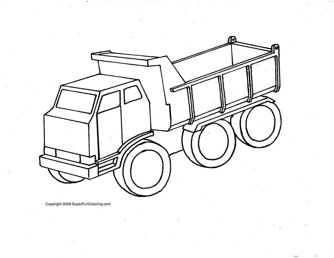 Página para colorir: Caminhão (Transporte) #135710 - Páginas para Colorir Imprimíveis Gratuitamente
