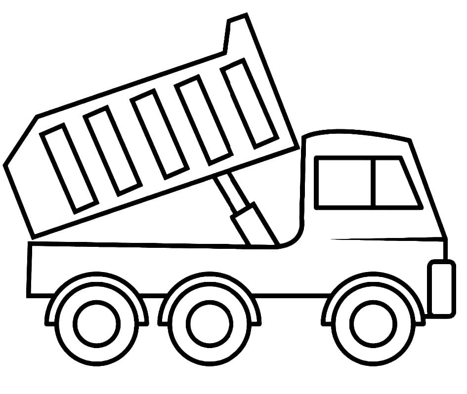 Desenho gratuito Caminhão Basculante #201996 da colecao Transporte para imprimir