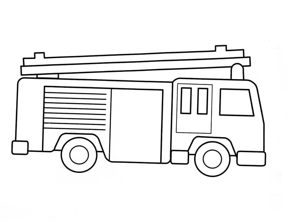 Desenho gratuito Caminhão de Bombeiros #185311 da colecao Transporte para imprimir