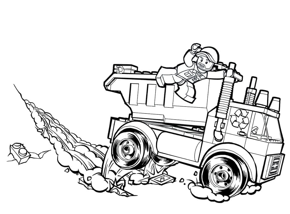 Desenho gratuito Caminhão de Lixo #202066 da colecao Transporte para imprimir