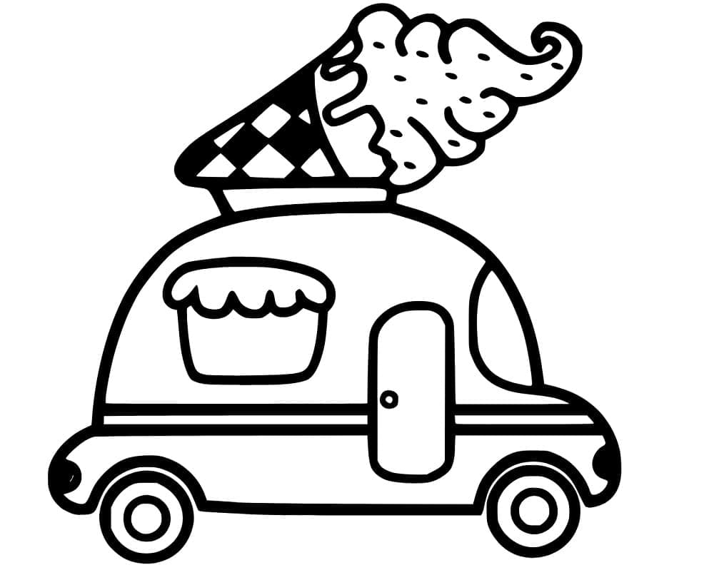 Desenho gratuito Caminhão de Sorvete #213358 da colecao Transporte para imprimir Desenho gratuito Caminhão de Sorvete #213358 da colecao Transporte para imprimir