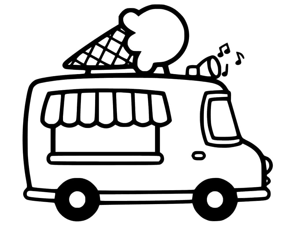 Desenho gratuito Caminhão de Sorvete #213364 da colecao Transporte para imprimir Desenho gratuito Caminhão de Sorvete #213364 da colecao Transporte para imprimir