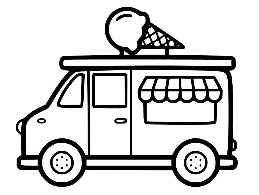 Desenho gratuito Caminhão de Sorvete #213371 da colecao Transporte para imprimir Desenho gratuito Caminhão de Sorvete #213371 da colecao Transporte para imprimir
