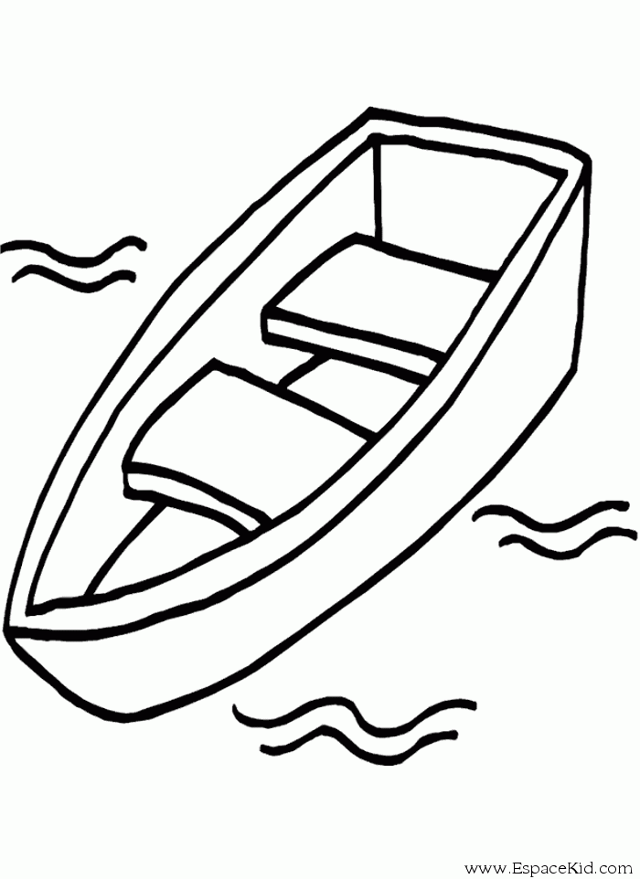 Página para colorir: Canoa / Barco a Remo (Transporte) #142315 - Páginas para Colorir Imprimíveis Gratuitamente