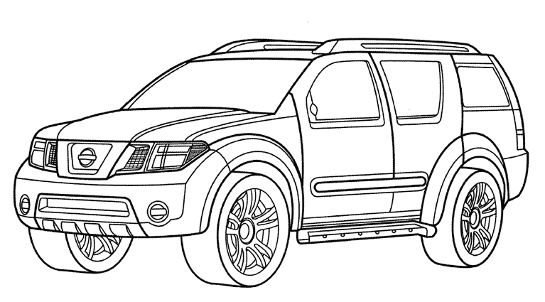 Página para colorir: Carro / Automotivo (Transporte) #146465 - Páginas para Colorir Imprimíveis Gratuitamente