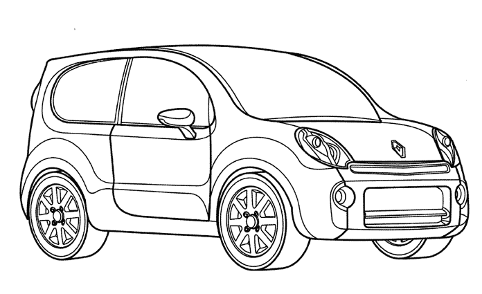 Página para colorir: Carro / Automotivo (Transporte) #146467 - Páginas para Colorir Imprimíveis Gratuitamente