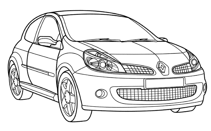 Página para colorir: Carro / Automotivo (Transporte) #146494 - Páginas para Colorir Imprimíveis Gratuitamente