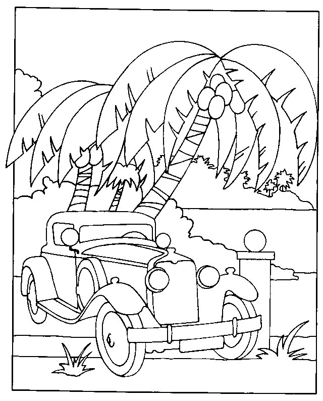 Página para colorir: Carro / Automotivo (Transporte) #146535 - Páginas para Colorir Imprimíveis Gratuitamente