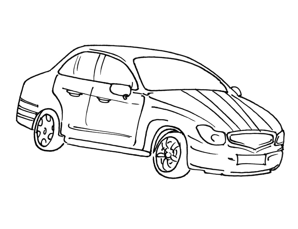 Página para colorir: Carro / Automotivo (Transporte) #146544 - Páginas para Colorir Imprimíveis Gratuitamente