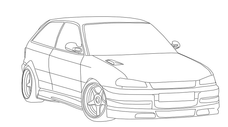 Página para colorir: Carro / Automotivo (Transporte) #146546 - Páginas para Colorir Imprimíveis Gratuitamente