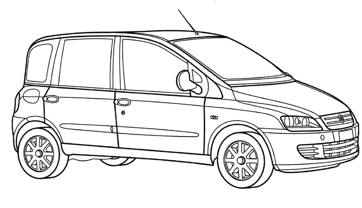 Página para colorir: Carro / Automotivo (Transporte) #146573 - Páginas para Colorir Imprimíveis Gratuitamente