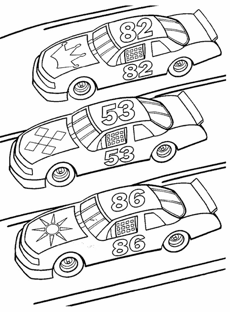 Página para colorir: carro de corrida (Transporte) #138857 - Páginas para Colorir Imprimíveis Gratuitamente