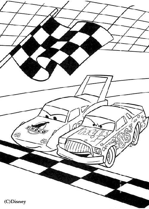 Página para colorir: carro de corrida (Transporte) #138946 - Páginas para Colorir Imprimíveis Gratuitamente