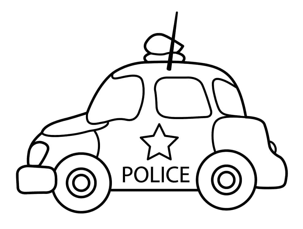 Desenho gratuito Carro de Polícia #198549 da colecao Transporte para imprimir Desenho gratuito Carro de Polícia #198549 da colecao Transporte para imprimir