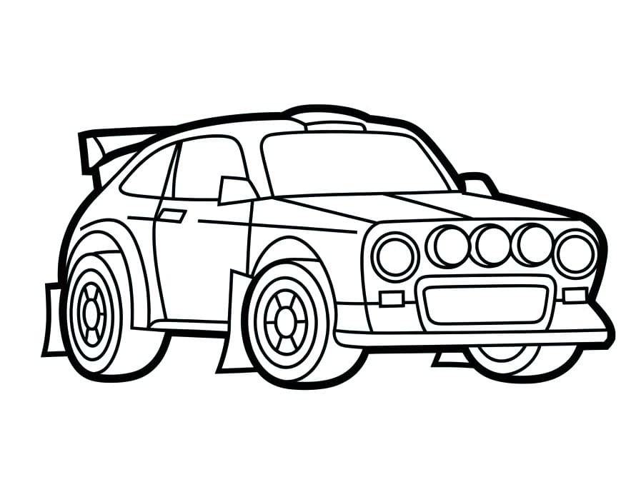 Desenho gratuito Carro de Rally #217338 da colecao Transporte para imprimir