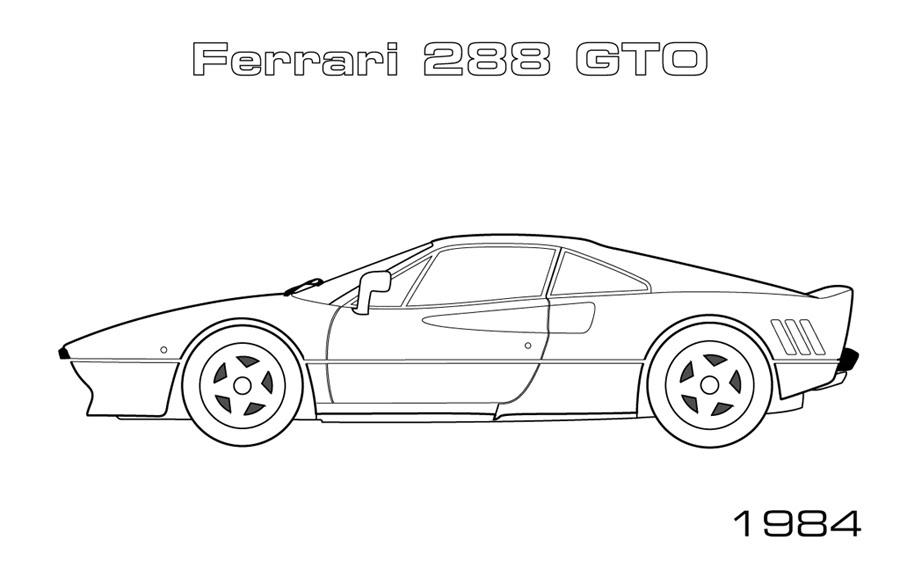 Página para colorir: Carro esportivo / tuning (Transporte) #146974 - Páginas para Colorir Imprimíveis Gratuitamente