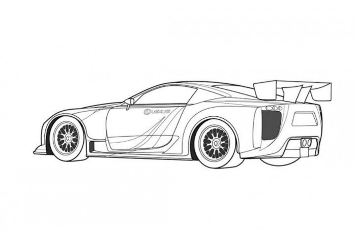 Página para colorir: Carro esportivo / tuning (Transporte) #146992 - Páginas para Colorir Imprimíveis Gratuitamente