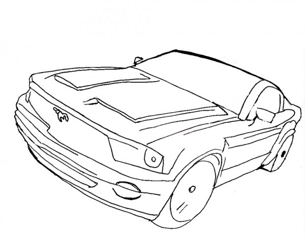 Página para colorir: Carro esportivo / tuning (Transporte) #147074 - Páginas para Colorir Imprimíveis Gratuitamente