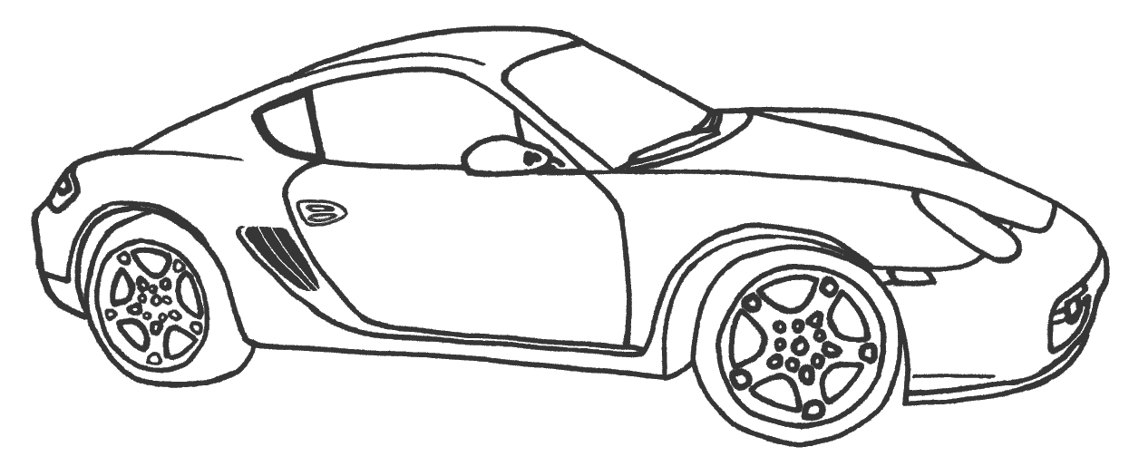 Página para colorir: Carro esportivo / tuning (Transporte) #147084 - Páginas para Colorir Imprimíveis Gratuitamente