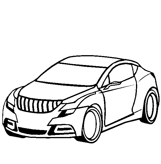 Página para colorir: Carro esportivo / tuning (Transporte) #147089 - Páginas para Colorir Imprimíveis Gratuitamente