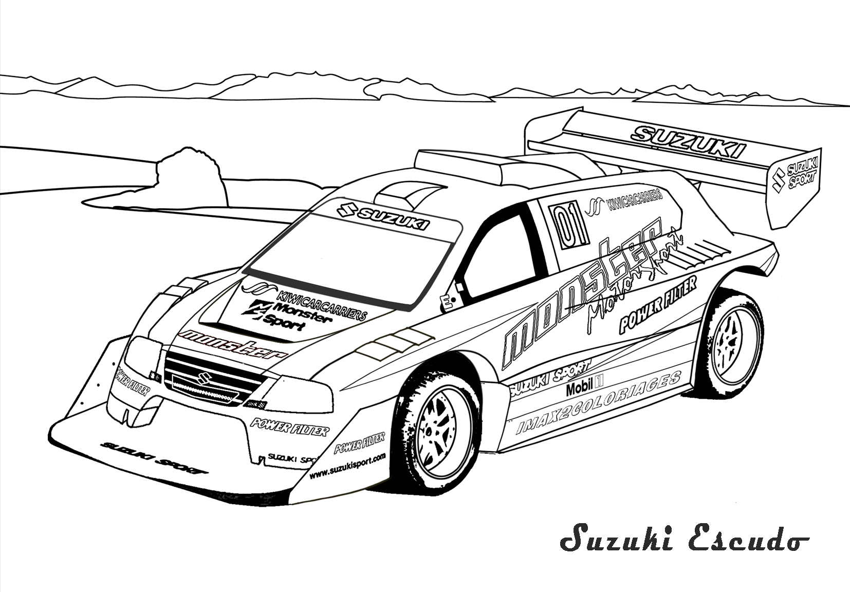 Desenho gratuito Carros #146429 da colecao Transporte para imprimir