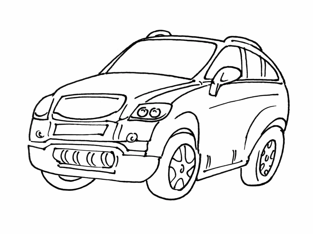Desenho gratuito Carros #146438 da colecao Transporte para imprimir