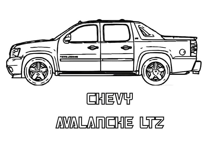 Desenho gratuito Chevrolet #204500 da colecao Transporte para imprimir