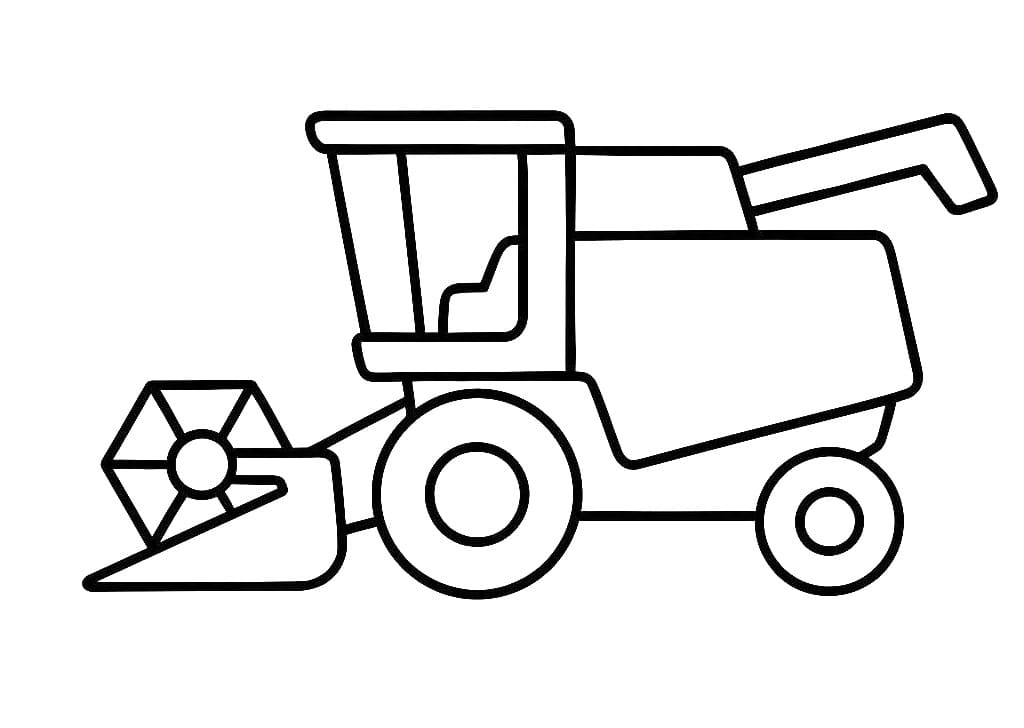 Desenho gratuito Colheitadeira Combinada #221906 da colecao Transporte para imprimir