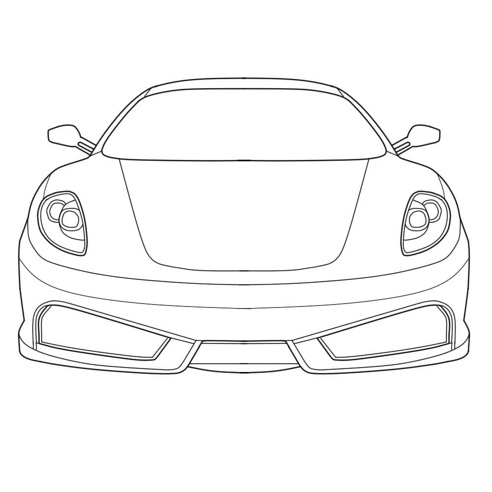 Desenho gratuito Ferrari #186863 da colecao Transporte para imprimir