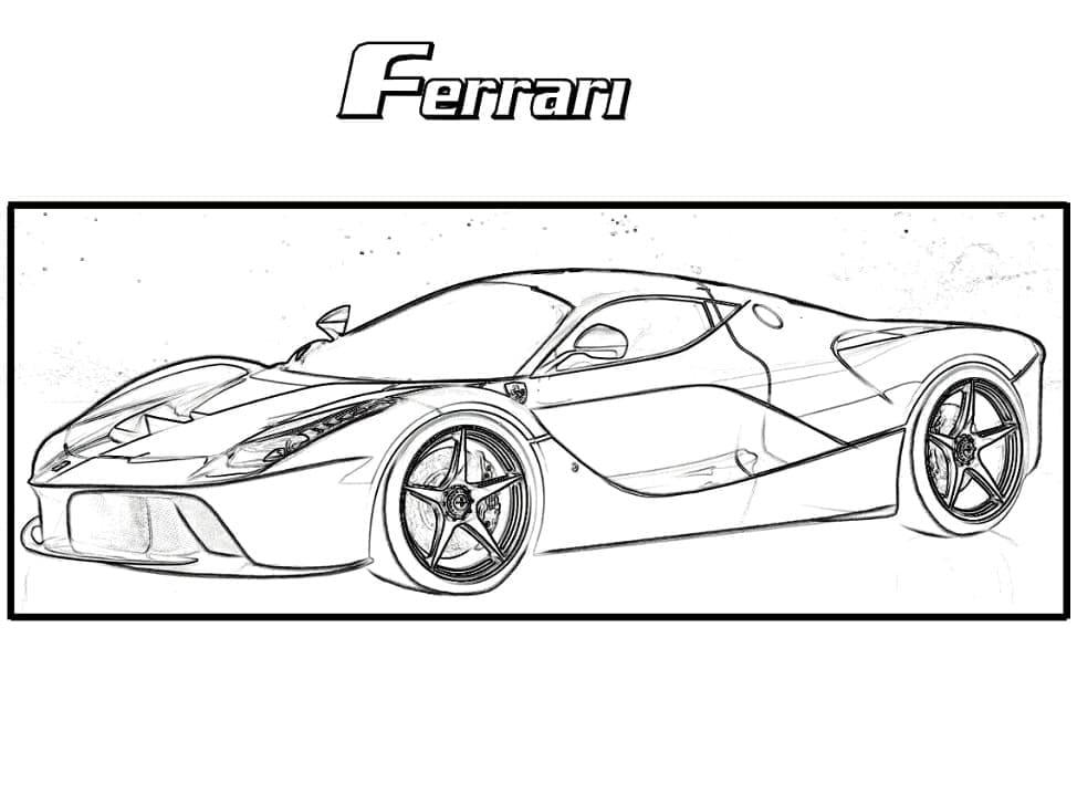 Desenho gratuito Ferrari #186870 da colecao Transporte para imprimir