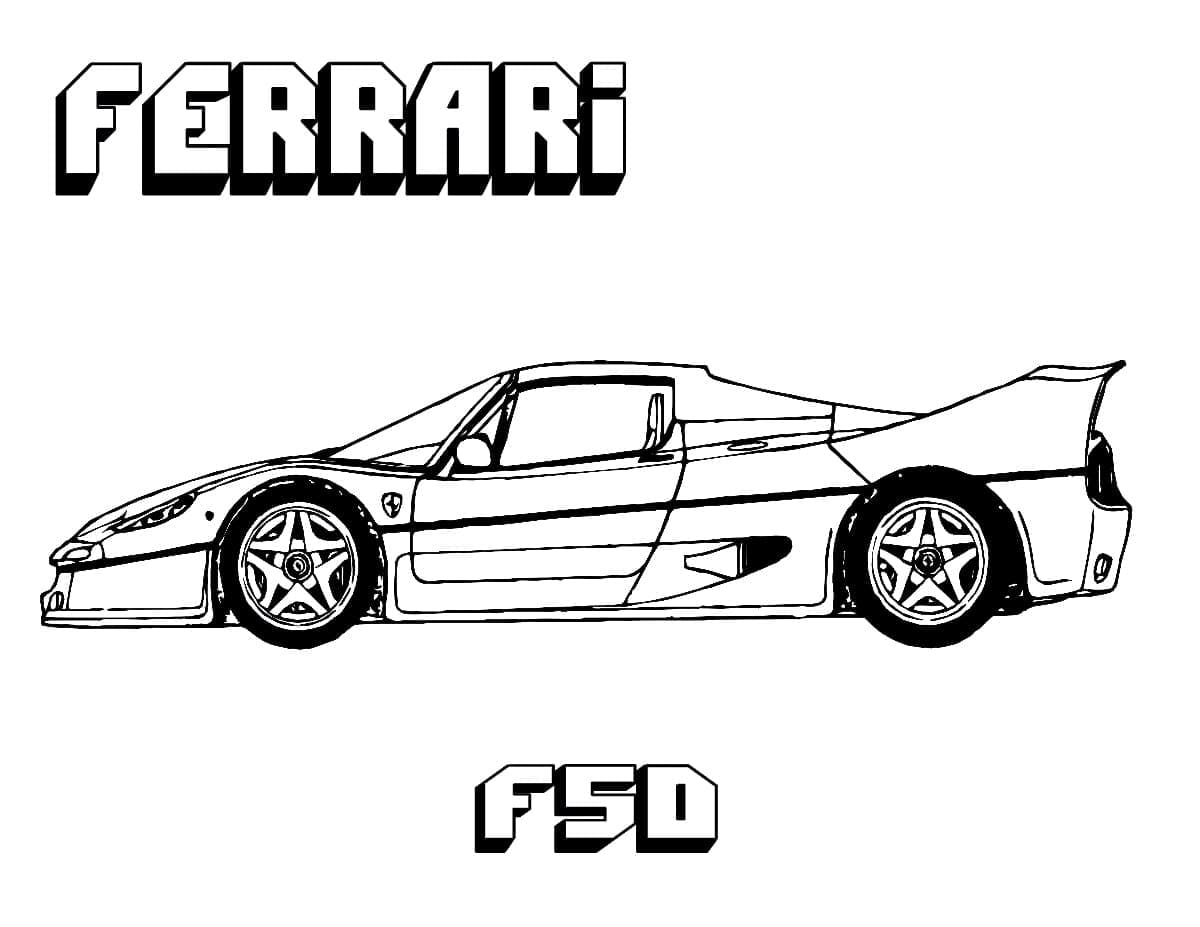 Desenho gratuito Ferrari #186877 da colecao Transporte para imprimir