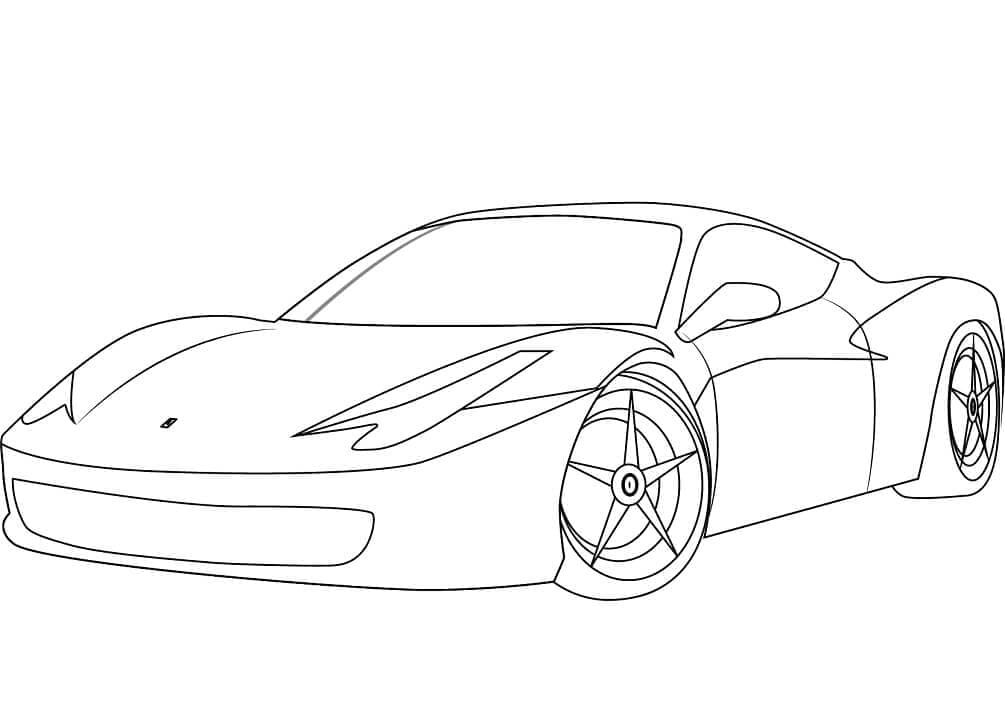 Desenho gratuito Ferrari #186903 da colecao Transporte para imprimir