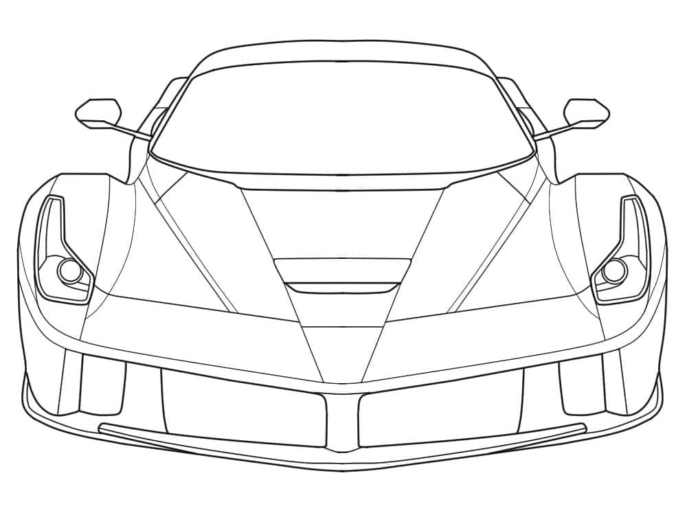 Desenho de Ferrari #186914 para colorir, da coleção Transporte, imprimível grátis Desenho de Ferrari #186914 para colorir, da coleção Transporte, imprimível grátis