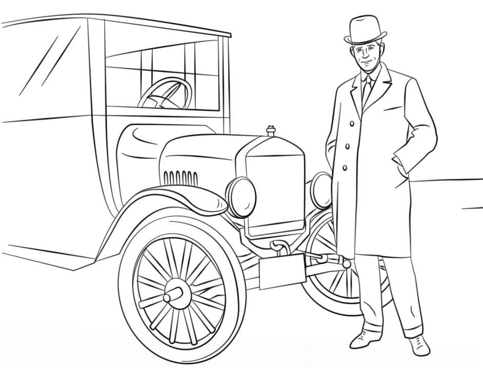 Desenho gratuito Ford #174207 da colecao Transporte para imprimir