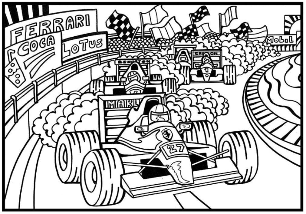 Desenho gratuito Fórmula 1 #197683 da colecao Transporte para imprimir