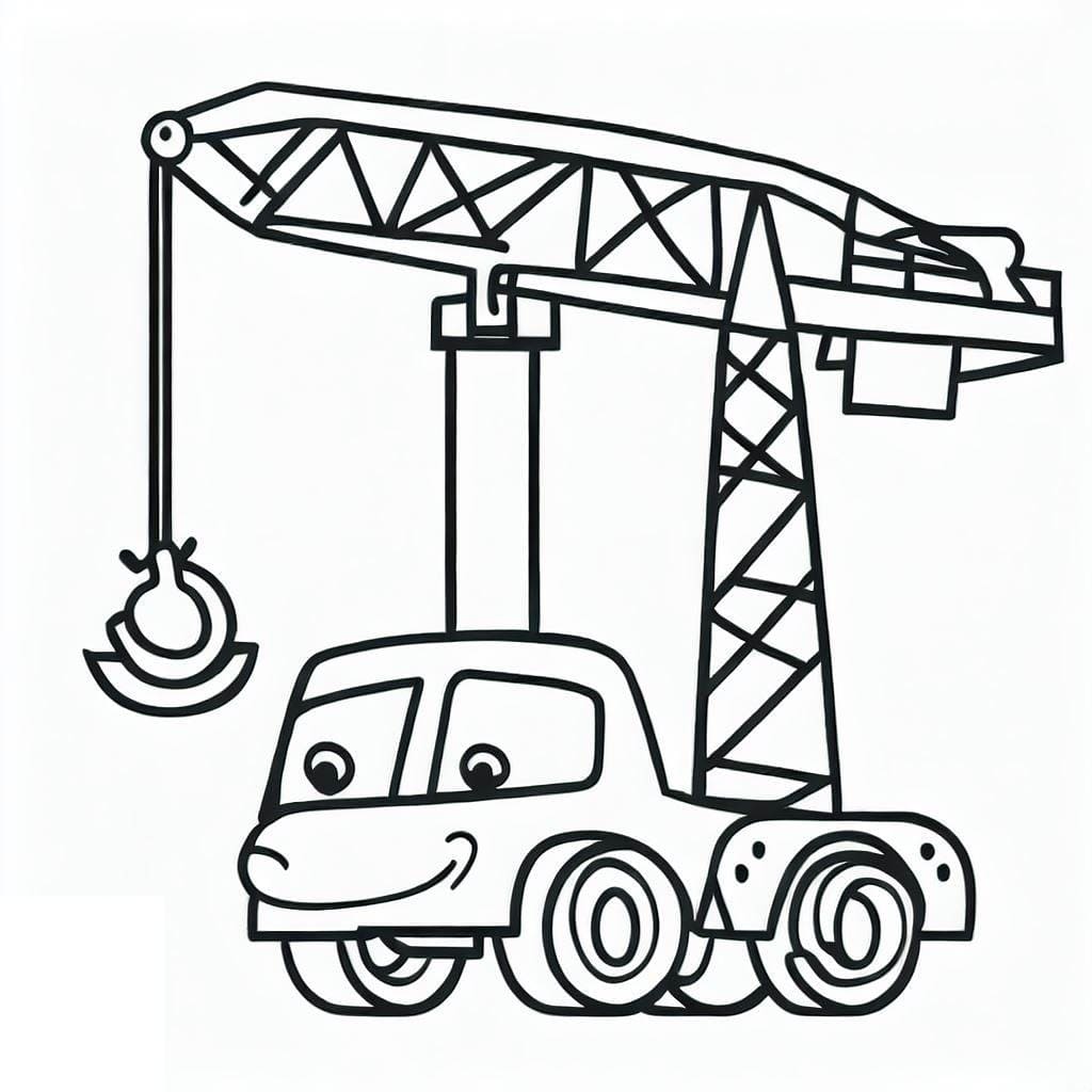 Desenho gratuito Guindaste #187859 da colecao Transporte para imprimir