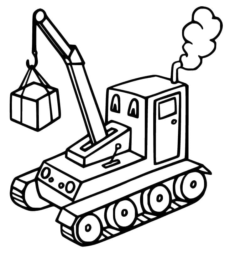 Desenho gratuito Guindaste #187882 da colecao Transporte para imprimir