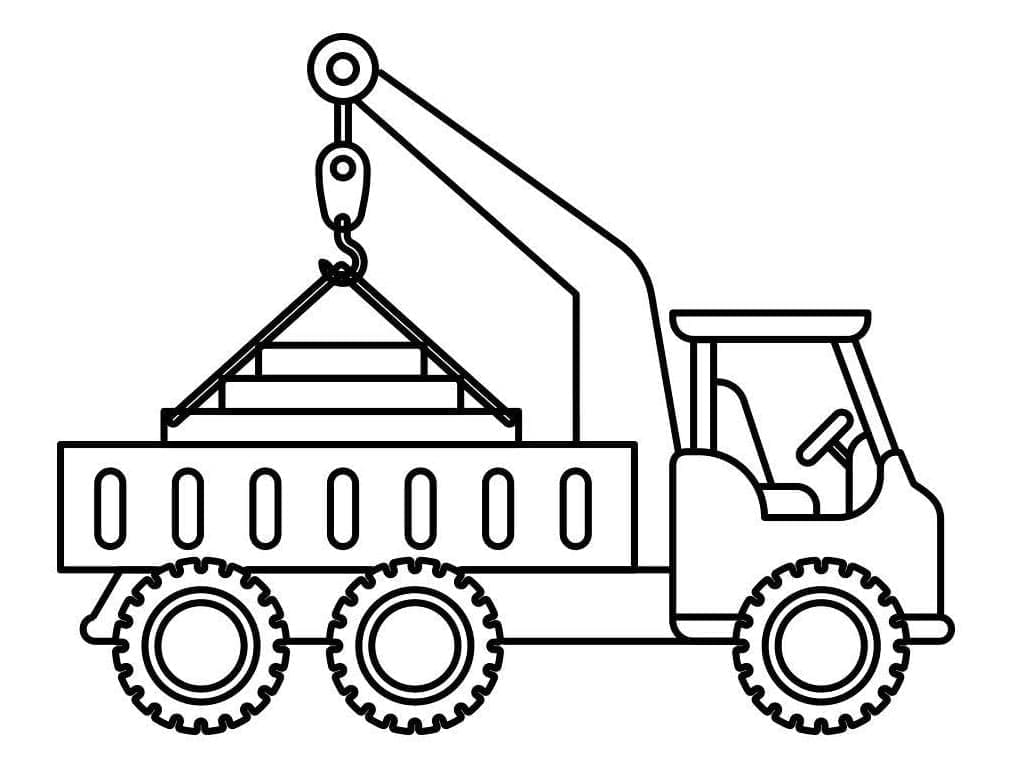 Desenho gratuito Guindaste #187886 da colecao Transporte para imprimir