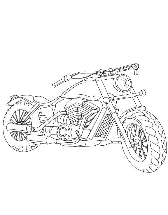 Atividade criativa: desenho de Harley-Davidson #210571 para colorir da coleção Transporte Atividade criativa: desenho de Harley-Davidson #210571 para colorir da coleção Transporte