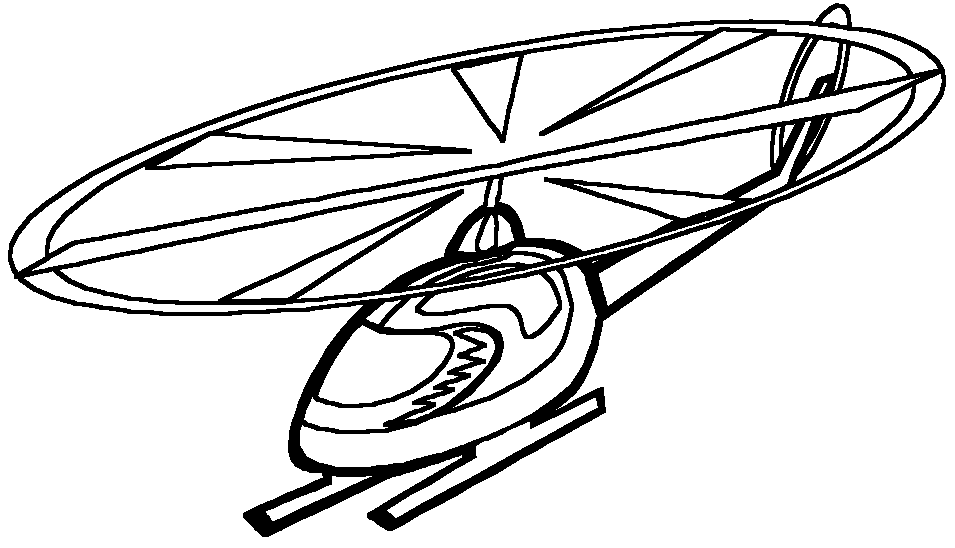 Página para colorir: Helicóptero (Transporte) #136039 - Páginas para Colorir Imprimíveis Gratuitamente